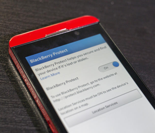Track down a lost BlackBerry 10 device with BlackBerry Protect