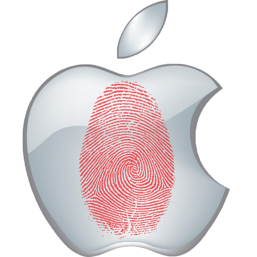 Почему перестает работать отпечаток. Отпечаток пальца на айфон. Сканер отпечатка пальца. Сканер отпечатков пальцев Apple. Айфон 5 отпечаток пальца.